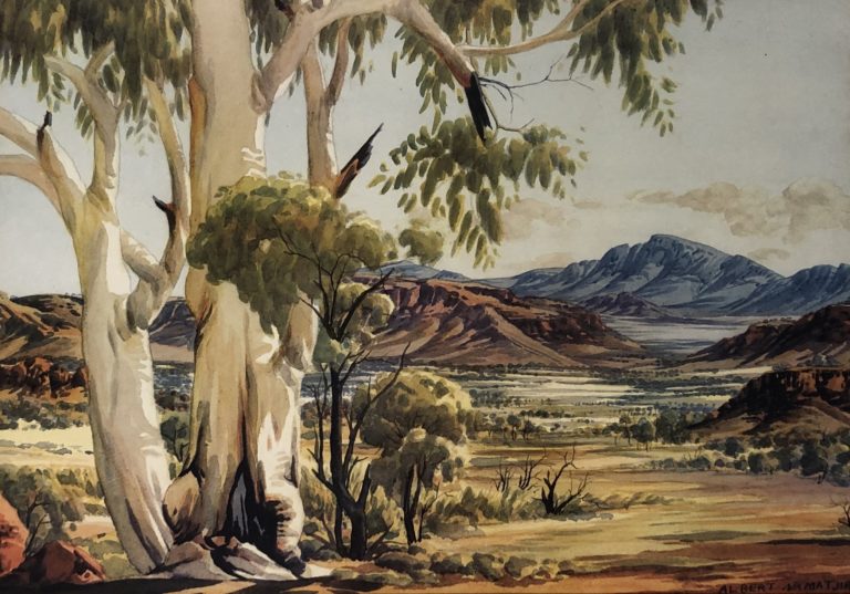 Albert Namatjira Print MacDonnell Ranges The McCorry